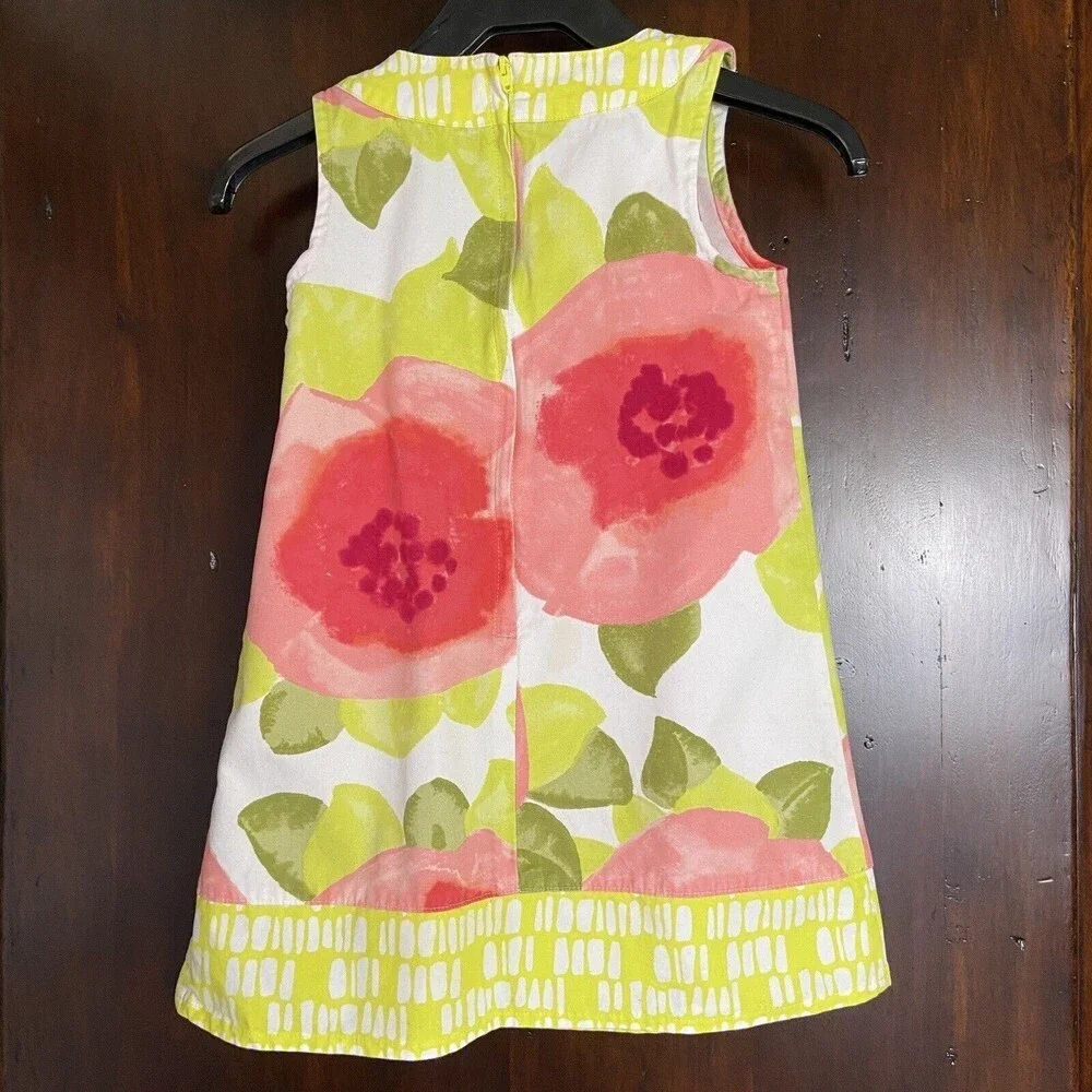 Gymboree Bright Floral Shift Sundress Size 5